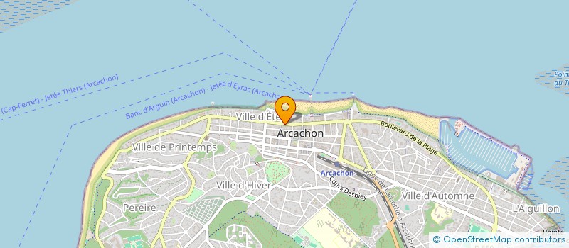 localisation de l'entreprise 5 SENS  ARCACHON