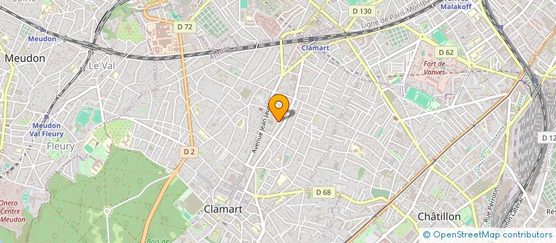 localisation de l'entreprise 5-SENSES CONSULTING  CLAMART