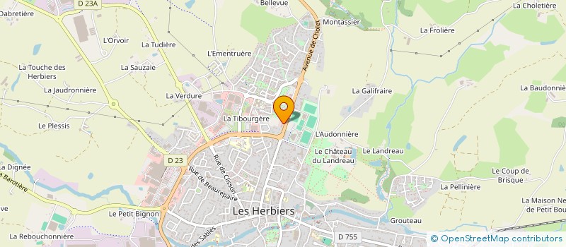 localisation de l'entreprise 5-T-RHIM LES HERBIERS  LES HERBIERS