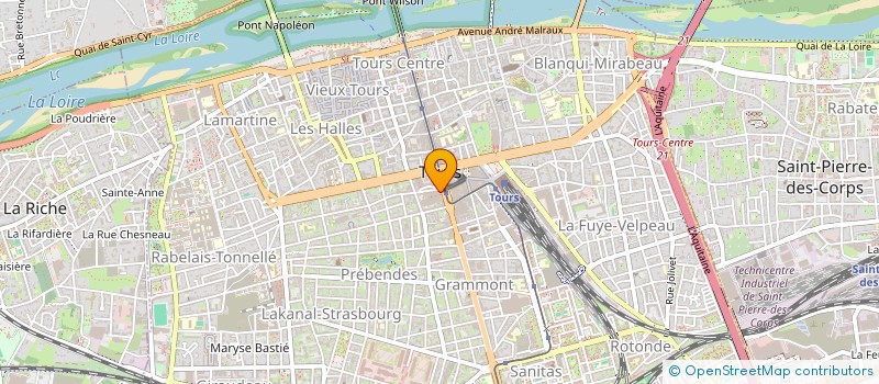 localisation de l'entreprise 5 TOURS  TOURS