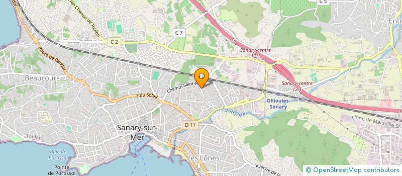 localisation de l'entreprise 5 VALENTIN à SANARY-SUR-MER