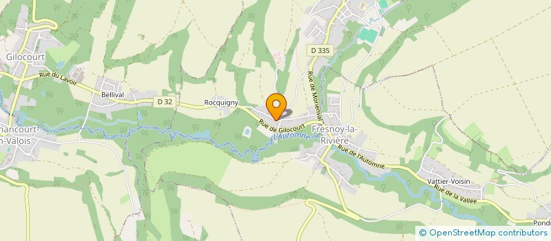 localisation de l'entreprise 5 VALLEE DE L'AUTOMNE  MORIENVAL