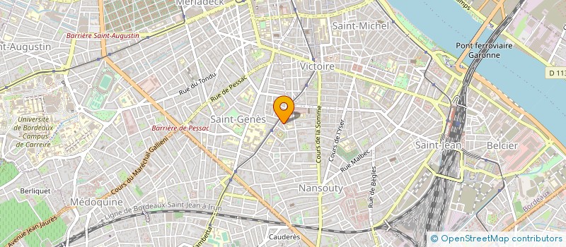 localisation de l'entreprise 50/50 BJJ à BORDEAUX