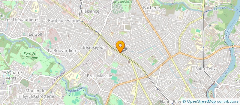localisation de l'entreprise 50-52 ROUTE DE VANNES à NANTES
