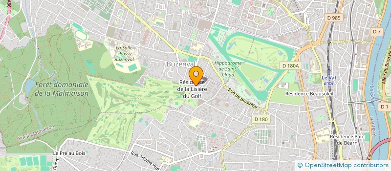 localisation de l'entreprise 50'BEARZ à GARCHES