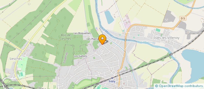 localisation de l'entreprise 50 CONSULTING à ESBLY