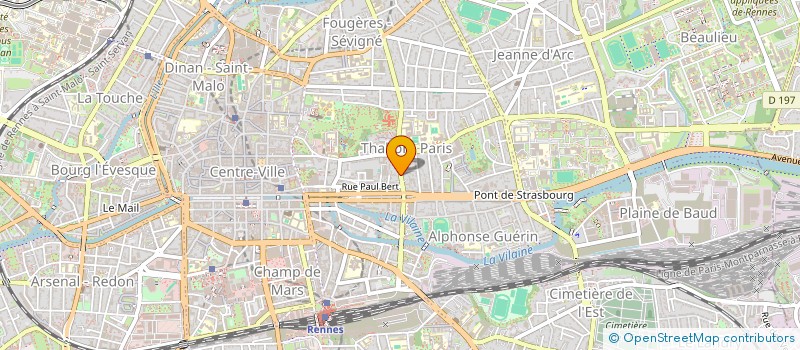 localisation de l'entreprise 50 DEGRES 5 NORD  RENNES