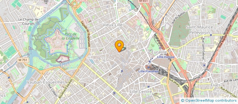 localisation de l'entreprise 50 DEGRES NORD 3 DEGRES EST  TOURCOING