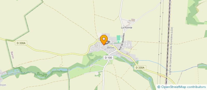 localisation de l'entreprise 50 GRANDE RUE  BARON