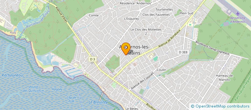 localisation de l'entreprise 50 LIBERTE  ANDERNOS-LES-BAINS