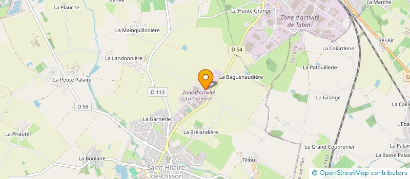 localisation de l'entreprise 50 STORE  SAINT-HILAIRE-DE-CLISSON