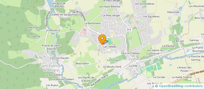 localisation de l'entreprise 500 011 804   SAINT-ETIENNE-DE-CHIGNY