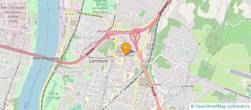 localisation de l'entreprise 500 036 298 à LORMONT