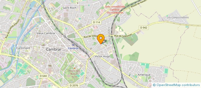 localisation de l'entreprise 500 117 759   CAMBRAI