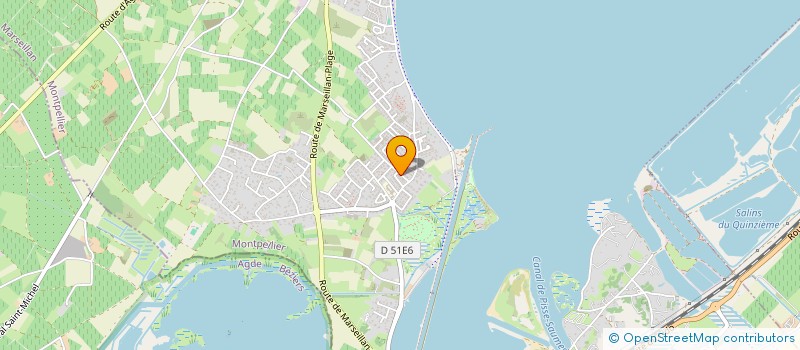 localisation de l'entreprise 500 137 245  à MARSEILLAN