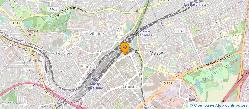 localisation de l'entreprise 500 148 556 à MASSY