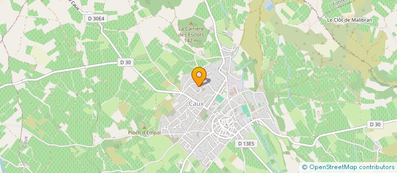localisation de l'entreprise 500 151 915   CAUX