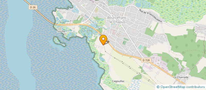 localisation de l'entreprise 500 199 997   BOURCEFRANC-LE-CHAPUS