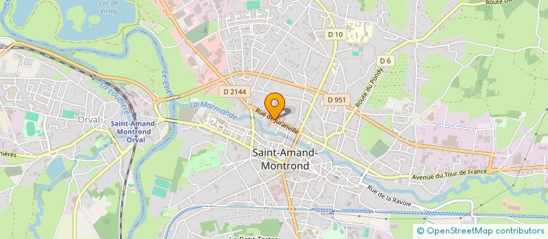 localisation de l'entreprise 500 258 942 à SAINT-AMAND-MONTROND