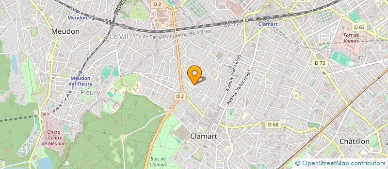 localisation de l'entreprise 500 274 444   CLAMART