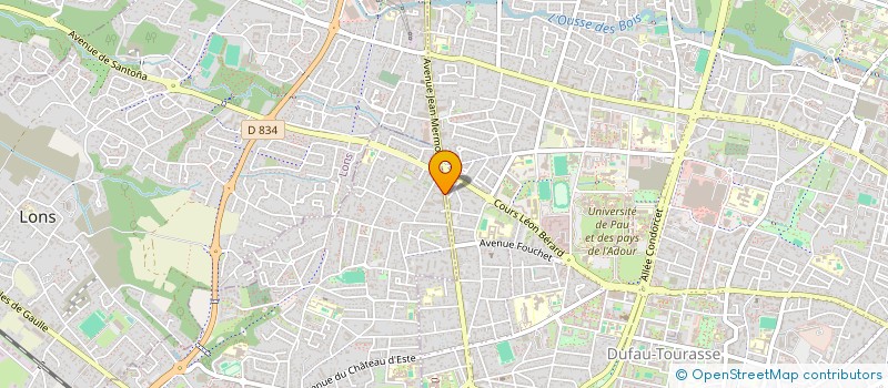 localisation de l'entreprise 500 276 183  à PAU