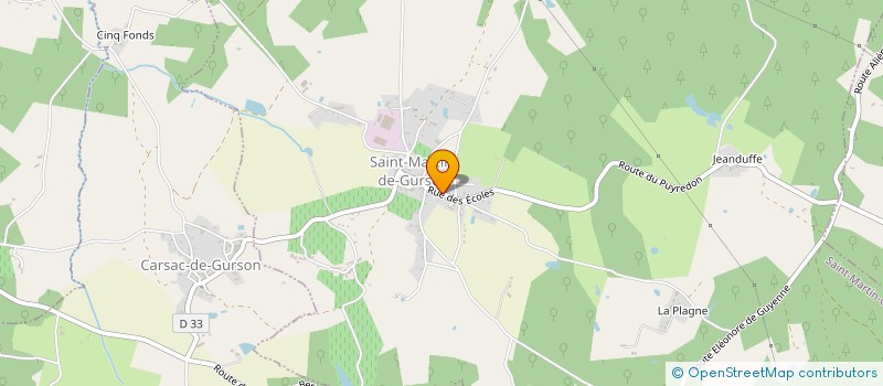 localisation de l'entreprise 500 334 511   ST MARTIN DE GURSON