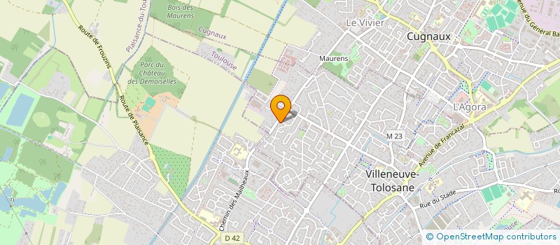 localisation de l'entreprise 500 346 796   CUGNAUX