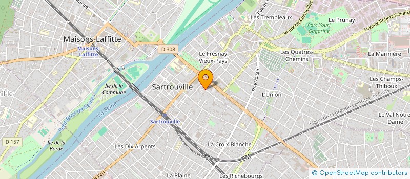 localisation de l'entreprise 500 421 037  à SARTROUVILLE