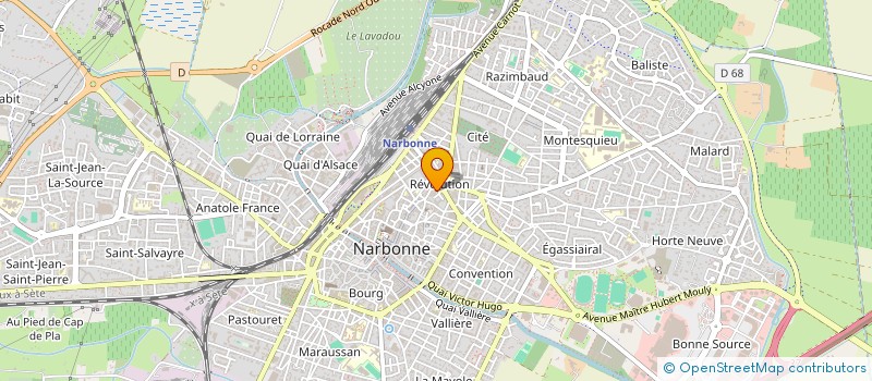 localisation de l'entreprise 500 425 798   NARBONNE