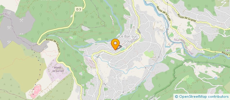 localisation de l'entreprise 500 447 867 à LE BAR-SUR-LOUP