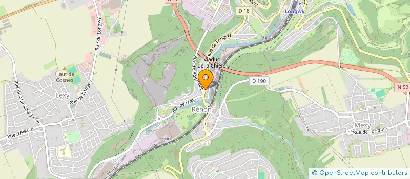 localisation de l'entreprise 500 475 785  à LONGWY