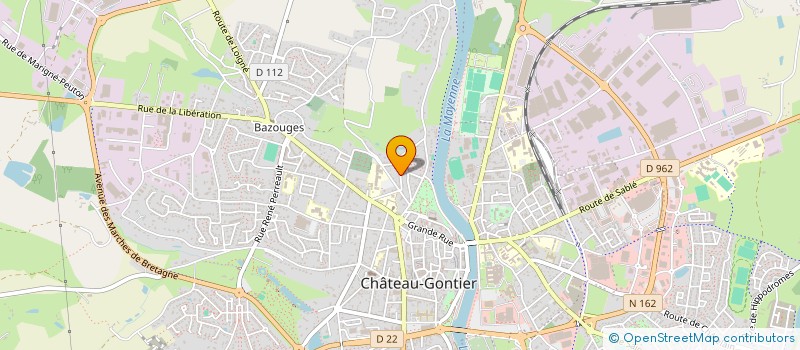 localisation de l'entreprise 500 518 212   CHATEAU-GONTIER-SUR-MAYENNE