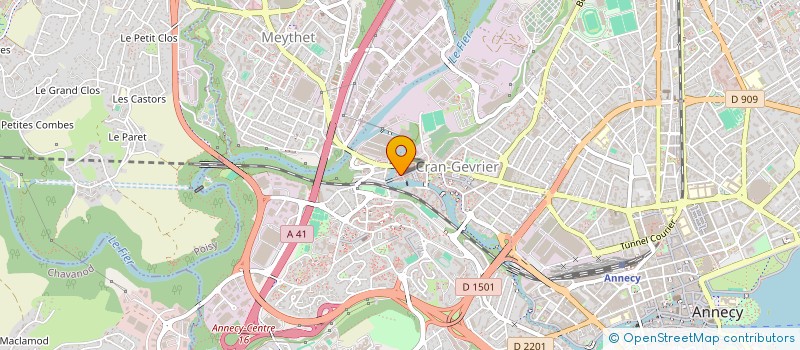 localisation de l'entreprise 500 528 393 à ANNECY