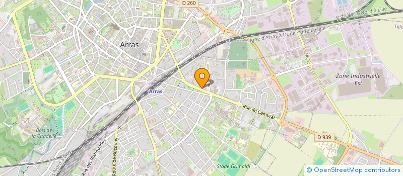 localisation de l'entreprise 500 554 605 à ARRAS
