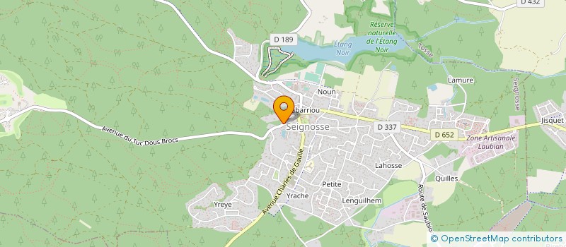 localisation de l'entreprise 500 588 116   SEIGNOSSE