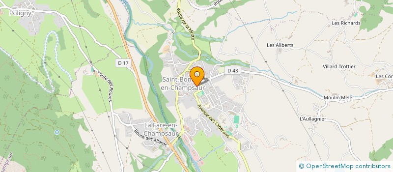 localisation de l'entreprise 500 591 557   SAINT-BONNET-EN-CHAMPSAUR