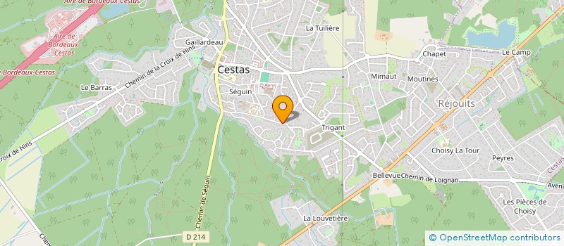 localisation de l'entreprise 500 600 234   CESTAS