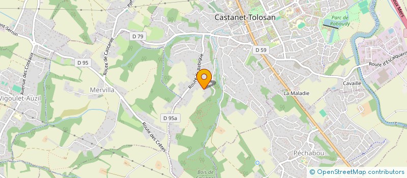 localisation de l'entreprise 500 603 154  à CASTANET-TOLOSAN