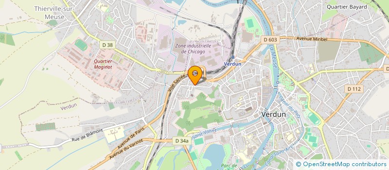 localisation de l'entreprise 500 629 290 à VERDUN