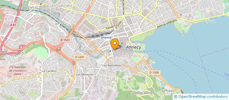 localisation de l'entreprise 500 638 291 à ANNECY