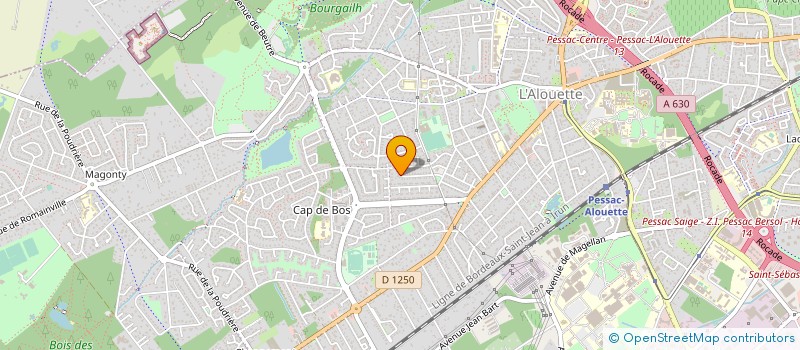 localisation de l'entreprise 500 638 549  à PESSAC