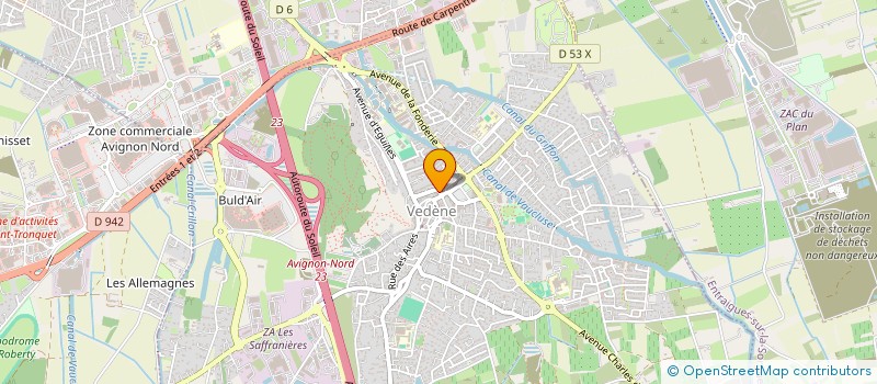 localisation de l'entreprise 500 665 997 à VEDENE