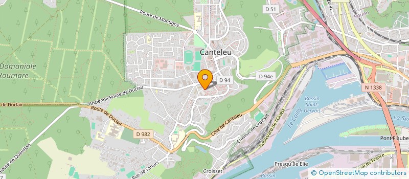 localisation de l'entreprise 500 757 612  à ROUEN