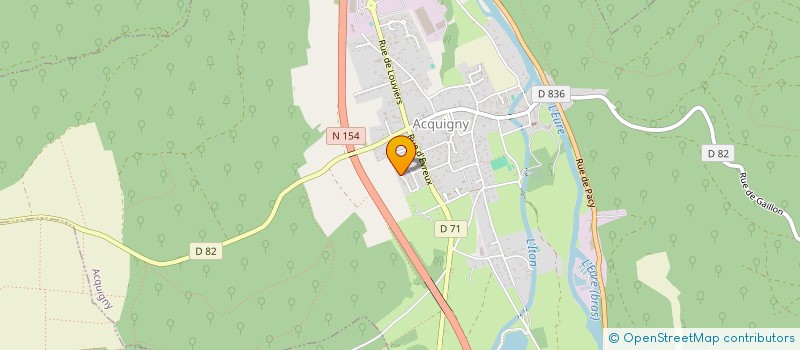 localisation de l'entreprise 500 761 671   ACQUIGNY