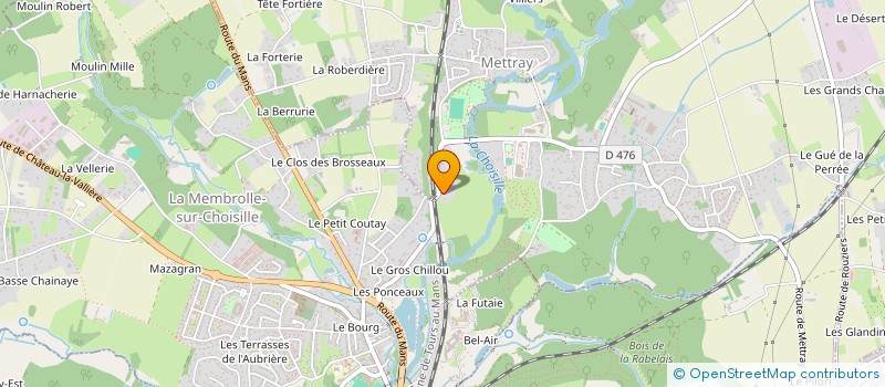 localisation de l'entreprise 500 762 646   METTRAY