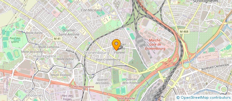 localisation de l'entreprise 500 789 763 à STRASBOURG