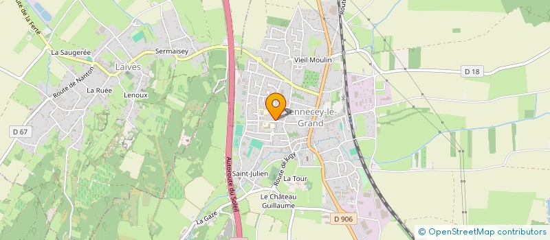 localisation de l'entreprise 500 841 549   SAINT-MARTIN-BELLE-ROCHE