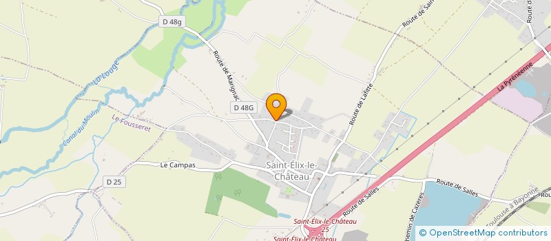 localisation de l'entreprise 500 842 240   SAINT-ELIX-LE-CHATEAU