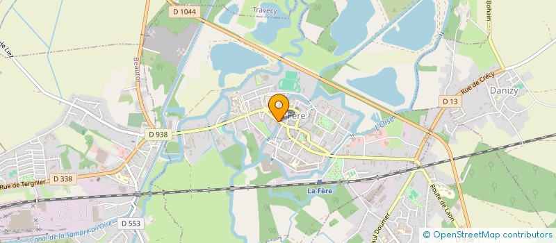 localisation de l'entreprise 500 867 890  à LA FERE
