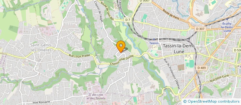 localisation de l'entreprise 500 882 303   TASSIN-LA-DEMI-LUNE